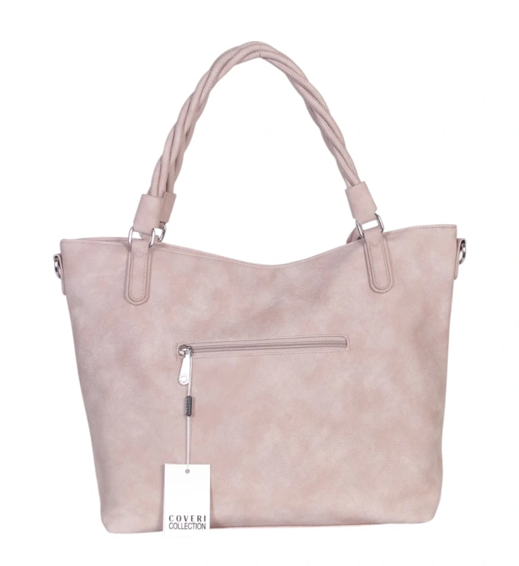 Coveri Italy torebka damska z rączkami i długim paskiem – A4 | Wiosna 2026