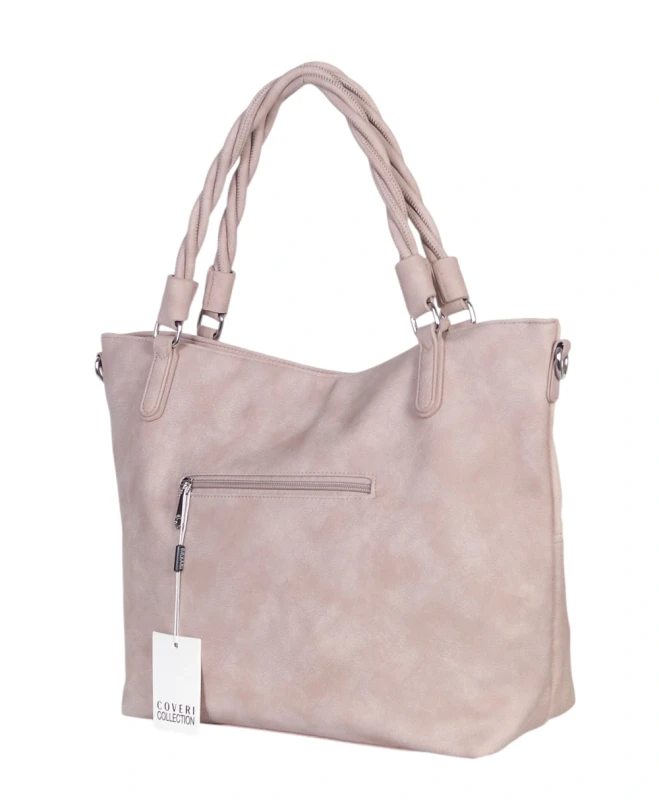 Coveri Italy torebka damska z rączkami i długim paskiem – A4 | Wiosna 2026