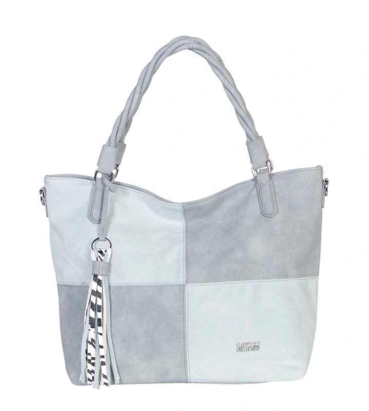 Coveri Italy torebka damska z rączkami i długim paskiem – A4 | Wiosna 2026