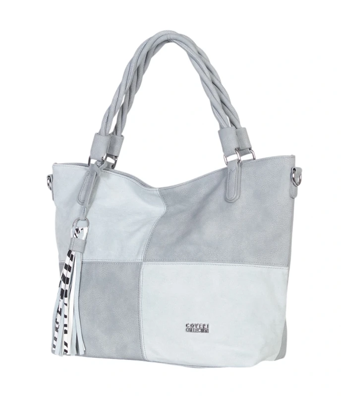 Coveri Italy torebka damska z rączkami i długim paskiem – A4 | Wiosna 2026