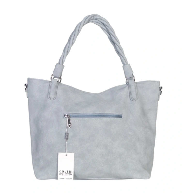 Coveri Italy torebka damska z rączkami i długim paskiem – A4 | Wiosna 2026