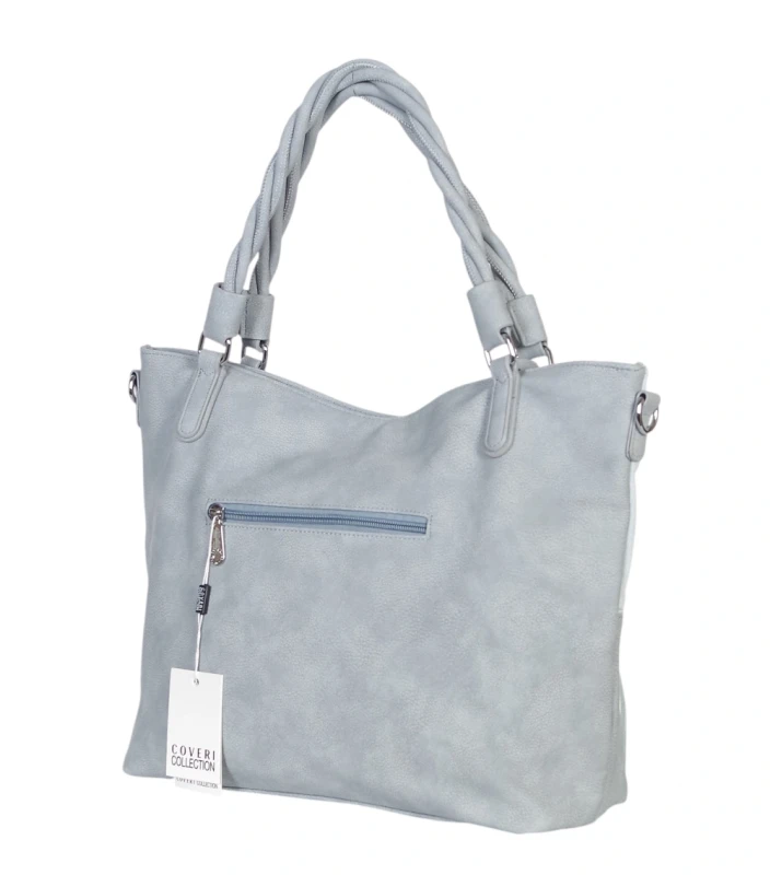 Coveri Italy torebka damska z rączkami i długim paskiem – A4 | Wiosna 2026