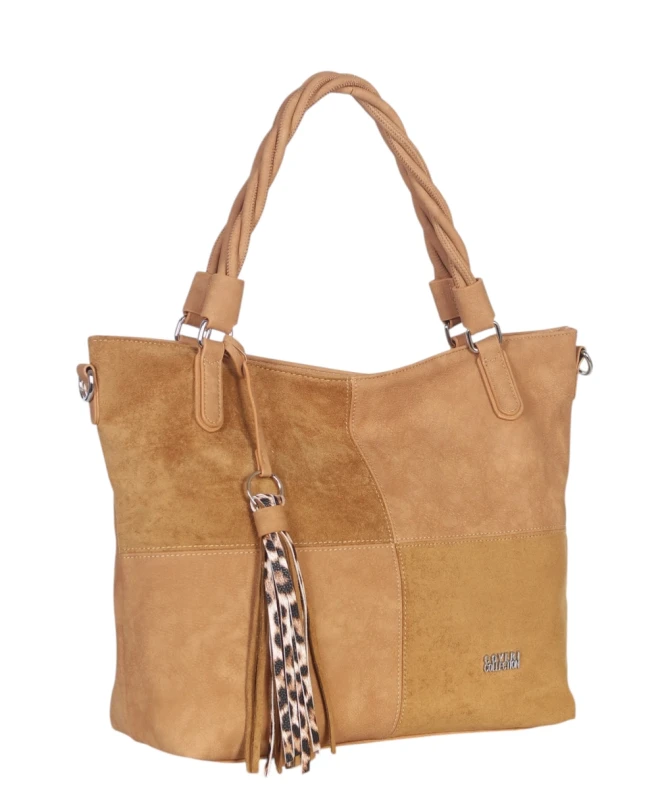 Coveri Italy torebka damska z rączkami i długim paskiem – A4 | Wiosna 2026