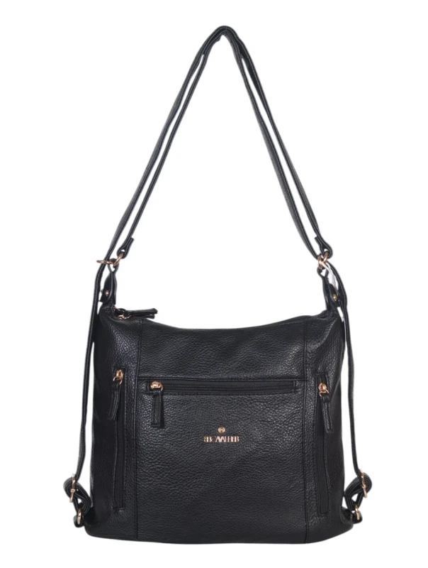 CAVALLI Italy 2w1 torebka i plecak – torbo plecak dwukomorowy