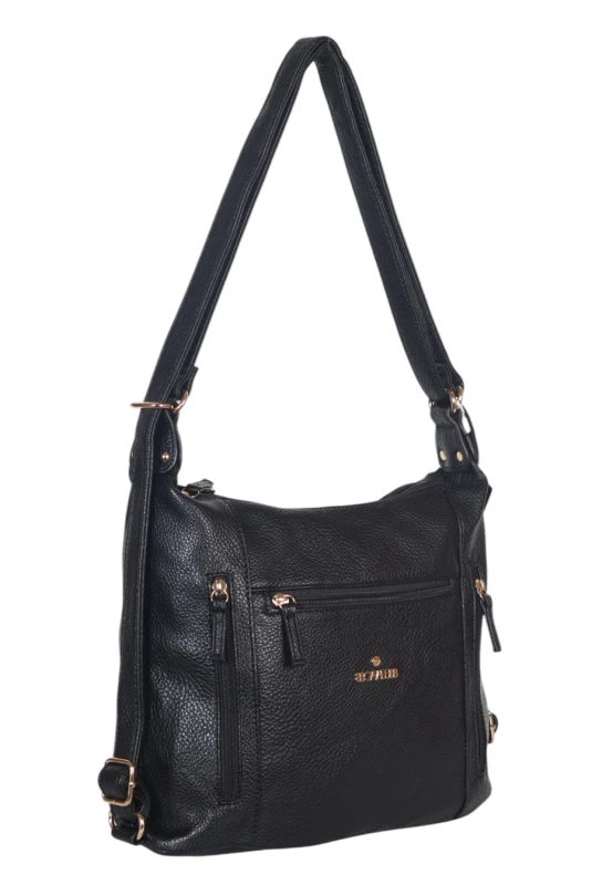 CAVALLI Italy 2w1 torebka i plecak – torbo plecak dwukomorowy