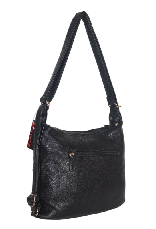 CAVALLI Italy 2w1 torebka i plecak – torbo plecak dwukomorowy