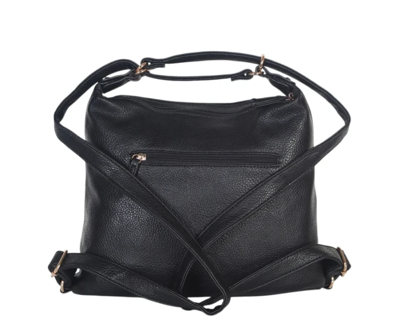 CAVALLI Italy 2w1 torebka i plecak – torbo plecak dwukomorowy