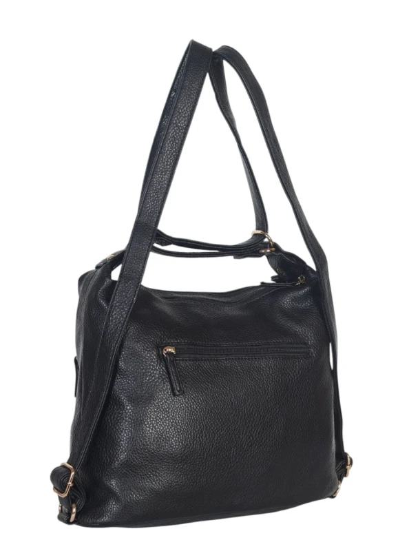 CAVALLI Italy 2w1 torebka i plecak – torbo plecak dwukomorowy