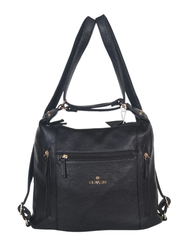 CAVALLI Italy 2w1 torebka i plecak – torbo plecak dwukomorowy