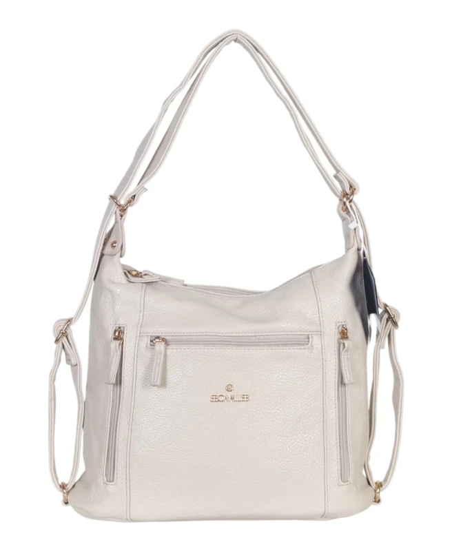 CAVALLI Italy 2w1 torebka i plecak – torbo plecak dwukomorowy