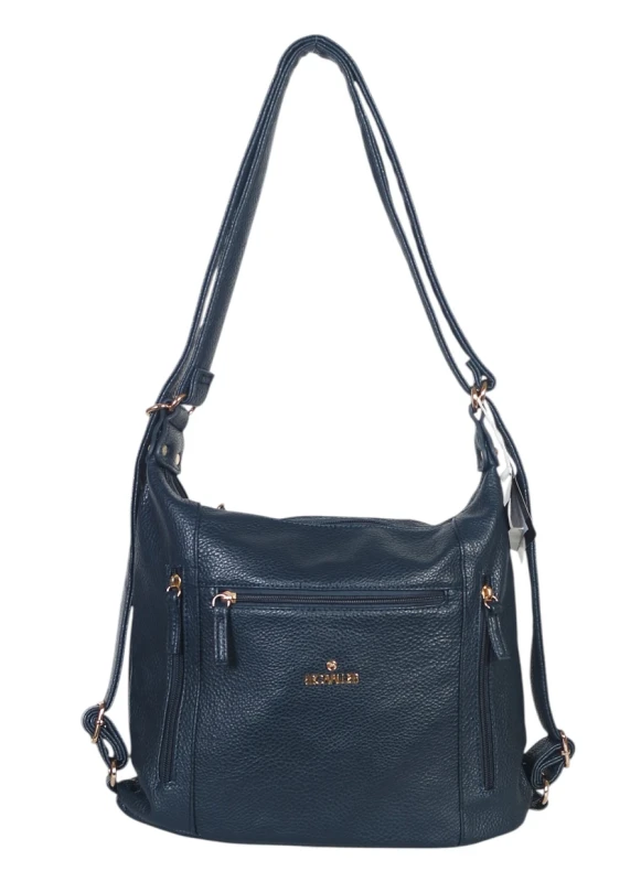 CAVALLI Italy 2w1 torebka i plecak – torbo plecak dwukomorowy