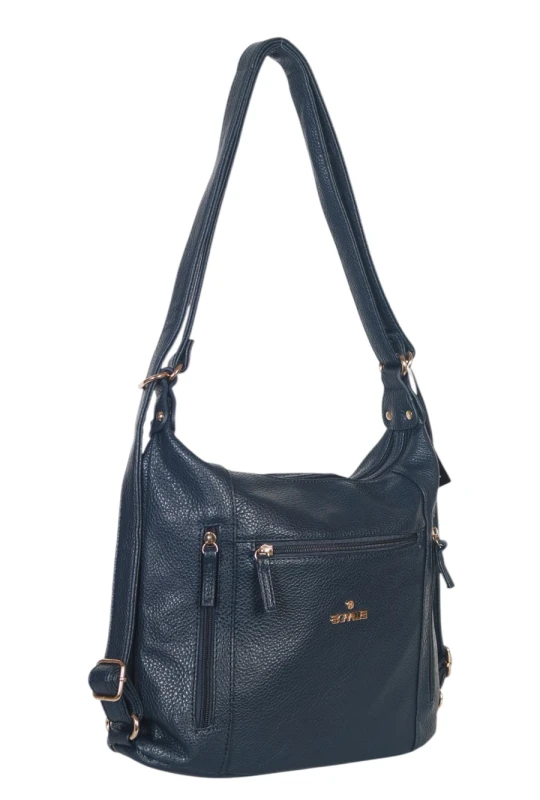 CAVALLI Italy 2w1 torebka i plecak – torbo plecak dwukomorowy