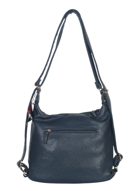 CAVALLI Italy 2w1 torebka i plecak – torbo plecak dwukomorowy