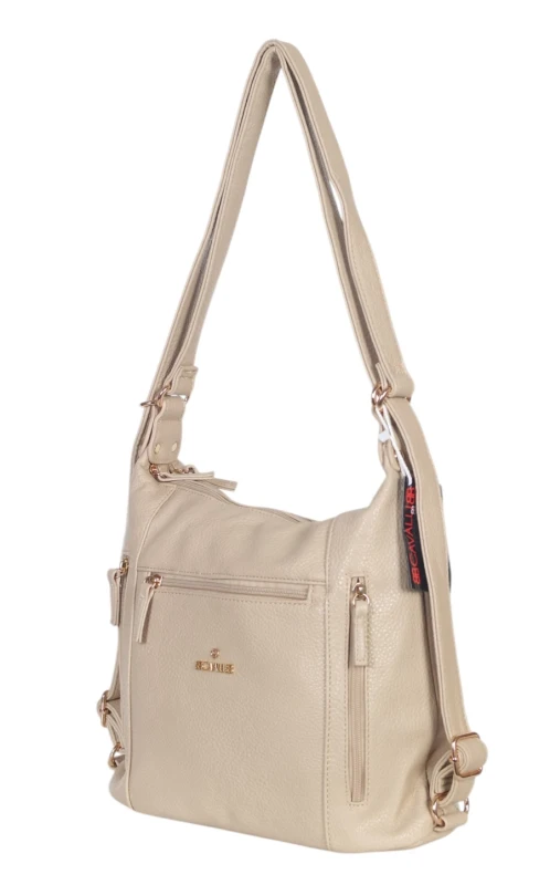 CAVALLI Italy 2w1 torebka i plecak – torbo plecak dwukomorowy