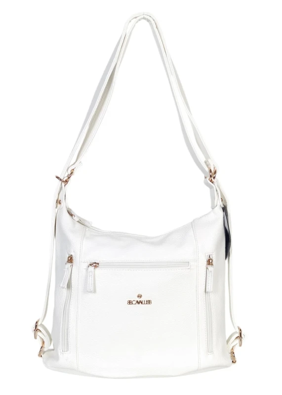 CAVALLI Italy 2w1 torebka i plecak – torbo plecak dwukomorowy