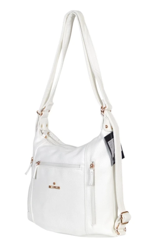 CAVALLI Italy 2w1 torebka i plecak – torbo plecak dwukomorowy
