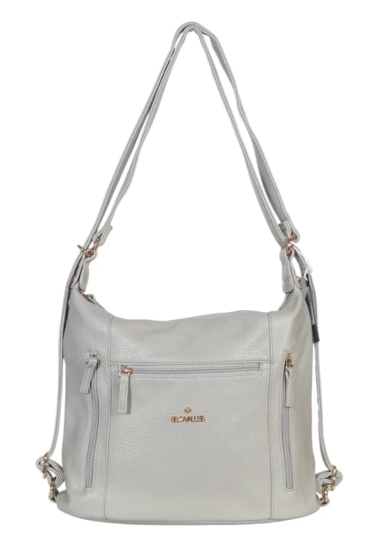 CAVALLI Italy 2w1 torebka i plecak – torbo plecak dwukomorowy