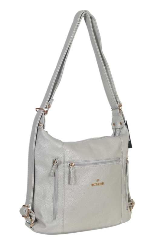 CAVALLI Italy 2w1 torebka i plecak – torbo plecak dwukomorowy
