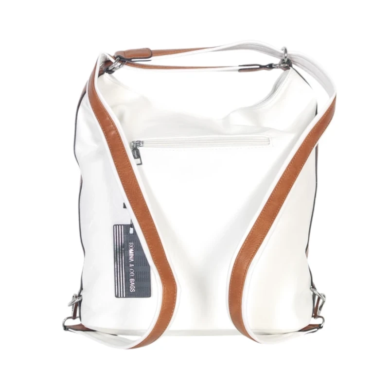 ROMINA &amp; CO torba 2w1 torebka worek z funkcją plecaka – 4 zewnętrzne kieszenie