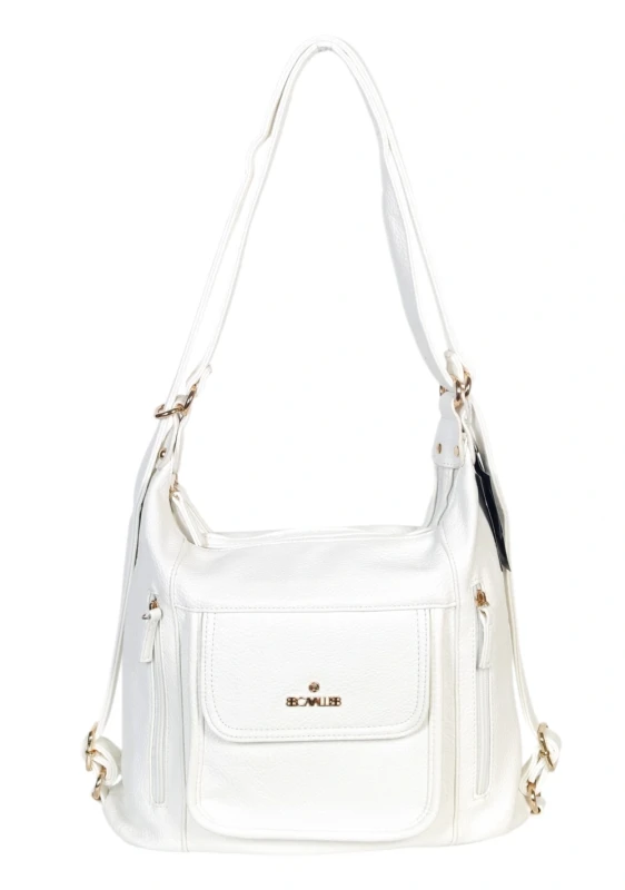 2w1 Torbo Plecak | Torebka damska worek | Dwie komory | Kieszonki