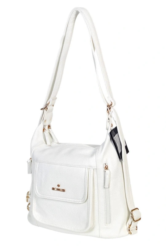 2w1 Torbo Plecak | Torebka damska worek | Dwie komory | Kieszonki