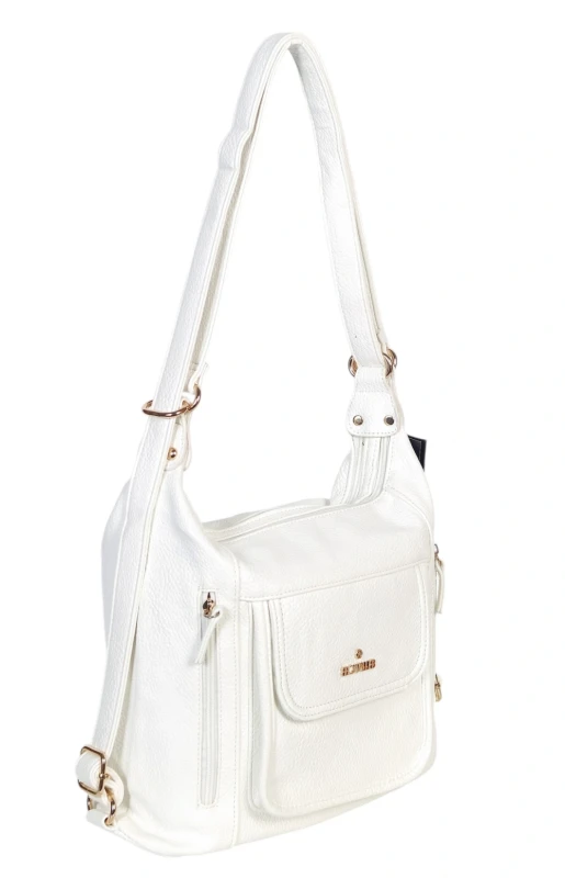 2w1 Torbo Plecak | Torebka damska worek | Dwie komory | Kieszonki