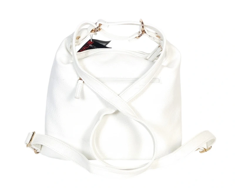 2w1 Torbo Plecak | Torebka damska worek | Dwie komory | Kieszonki