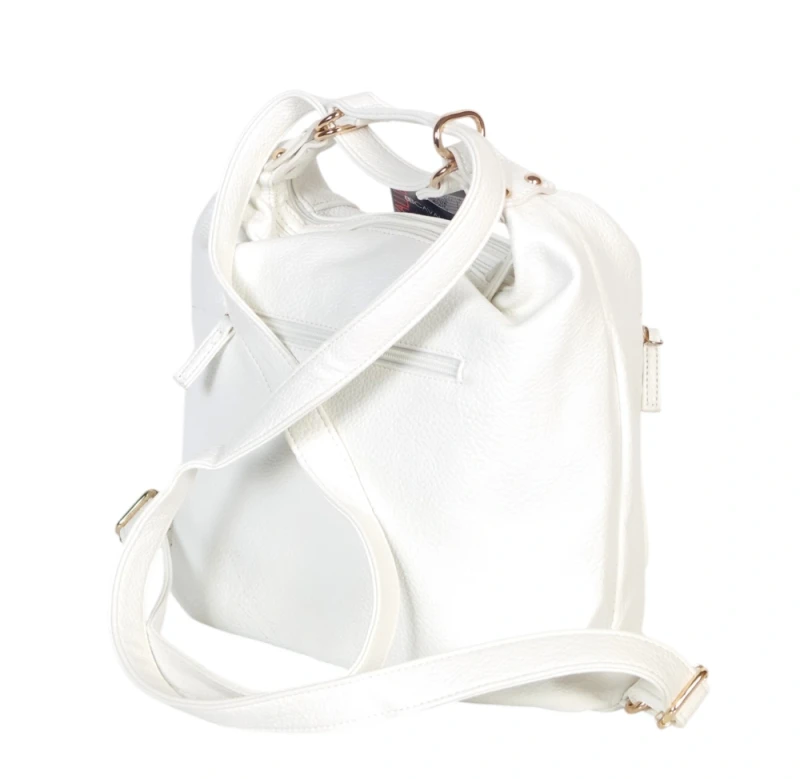 2w1 Torbo Plecak | Torebka damska worek | Dwie komory | Kieszonki