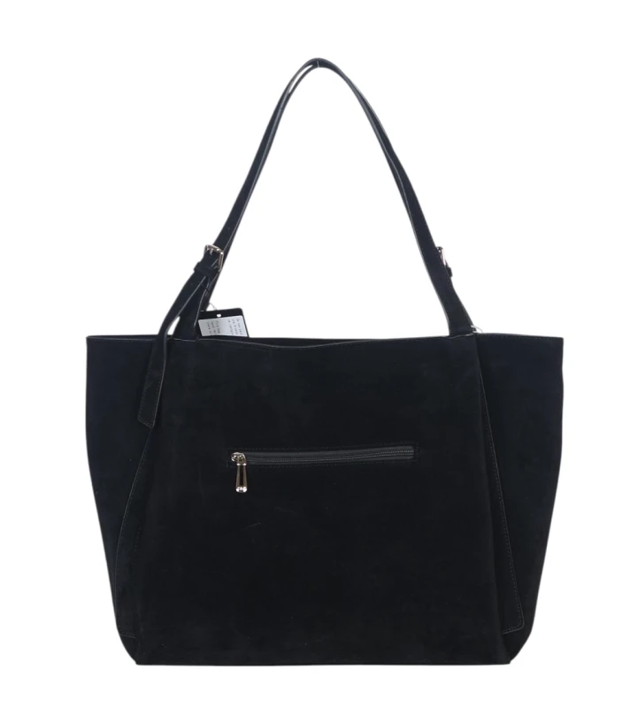 FLORA&amp;CO Paris duża torebka shopper z zamszu – mieści A4 | Jesień Zima