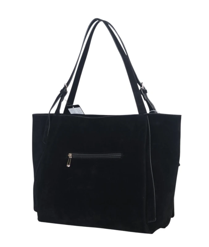 FLORA&amp;CO Paris duża torebka shopper z zamszu – mieści A4 | Jesień Zima
