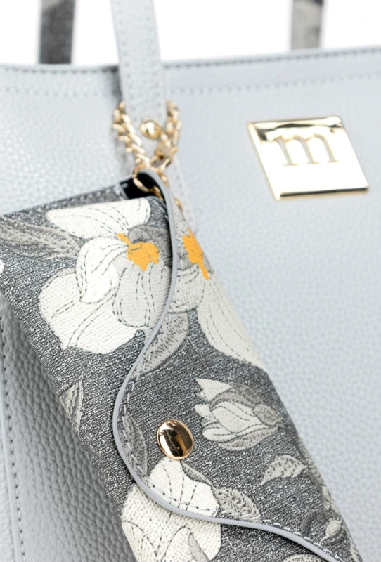Torebka Shopper MONNARI z Etui na Okulary w Kwiaty – Modna Faktura 2026