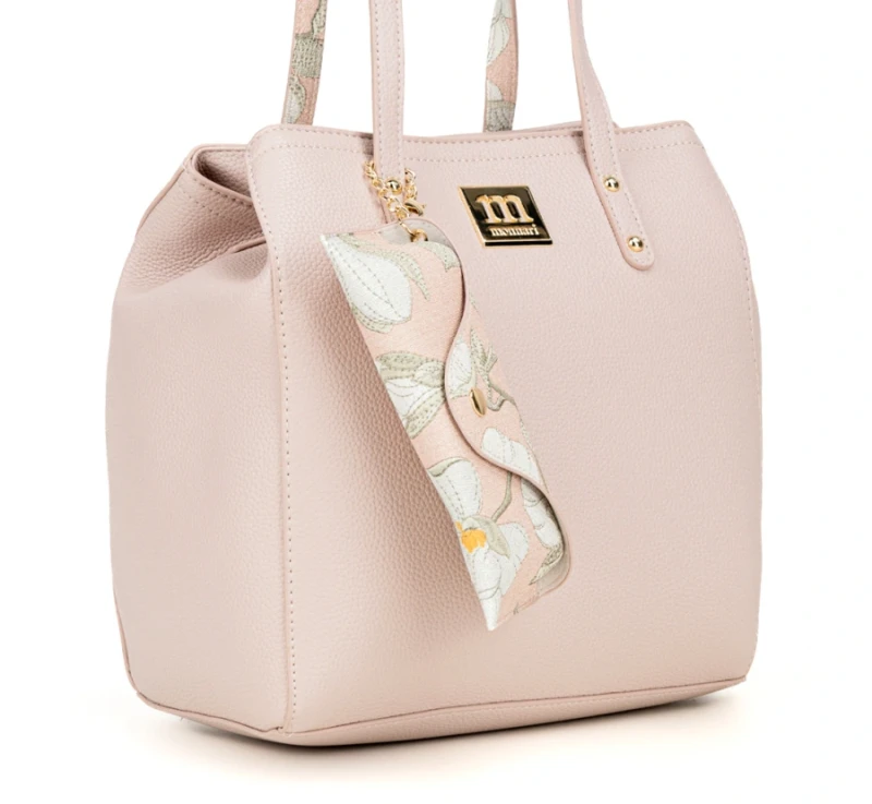 Torebka Shopper MONNARI z Etui na Okulary w Kwiaty – Modna Faktura 2026