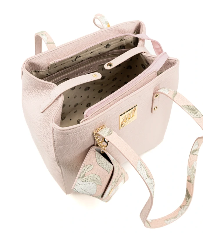 Torebka Shopper MONNARI z Etui na Okulary w Kwiaty – Modna Faktura 2026