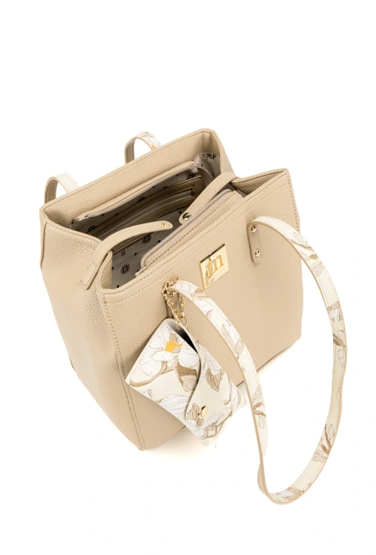 Torebka Shopper MONNARI z Etui na Okulary w Kwiaty – Modna Faktura 2026