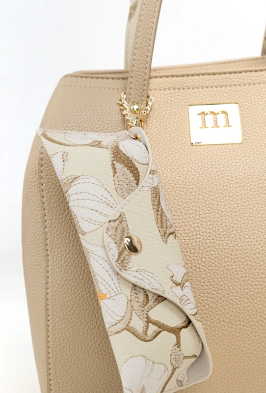 Torebka Shopper MONNARI z Etui na Okulary w Kwiaty – Modna Faktura 2026