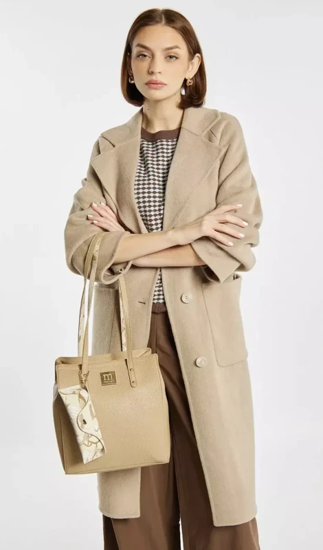 Torebka Shopper MONNARI z Etui na Okulary w Kwiaty – Modna Faktura 2026