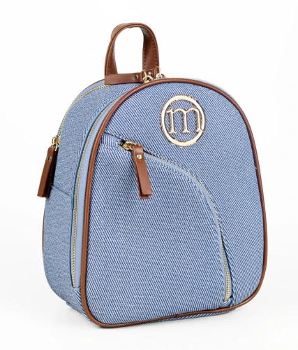 Stylowy Plecak Damski MONNARI Miejski – Dwukomorowy z Efektowną Fakturą