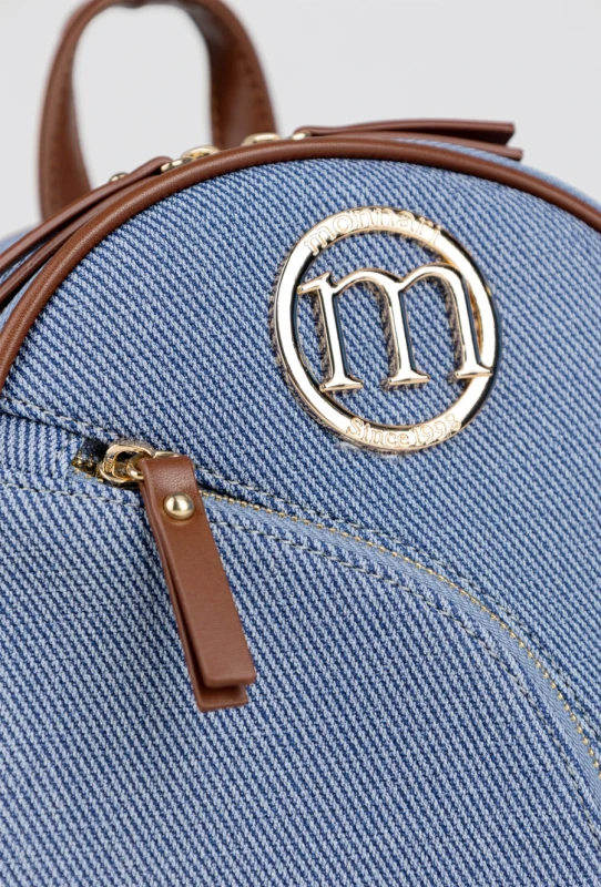 Stylowy Plecak Damski MONNARI Miejski – Dwukomorowy z Efektowną Fakturą