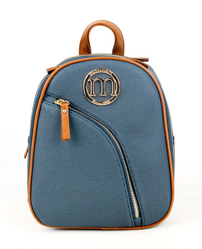 Stylowy Plecak Damski MONNARI Miejski – Dwukomorowy z Efektowną Fakturą