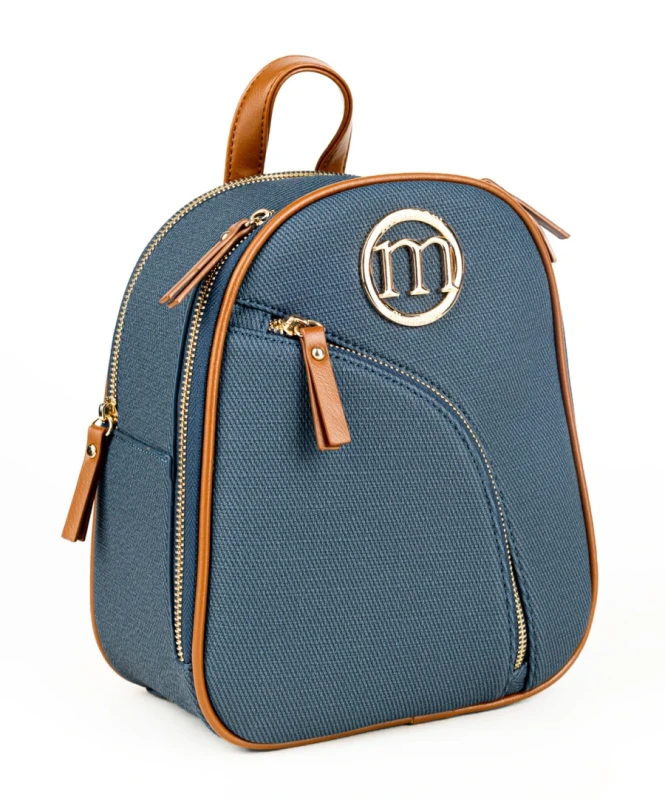 Stylowy Plecak Damski MONNARI Miejski – Dwukomorowy z Efektowną Fakturą