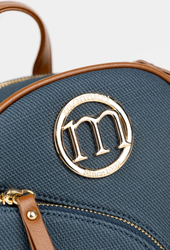 Stylowy Plecak Damski MONNARI Miejski – Dwukomorowy z Efektowną Fakturą