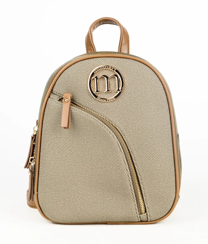 Stylowy Plecak Damski MONNARI Miejski – Dwukomorowy z Efektowną Fakturą