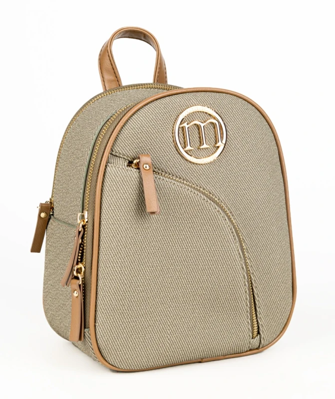 Stylowy Plecak Damski MONNARI Miejski – Dwukomorowy z Efektowną Fakturą