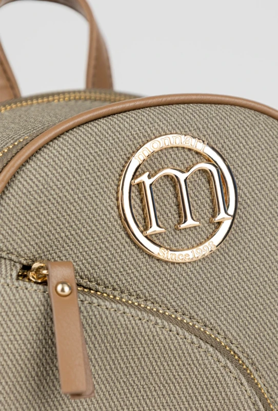 Stylowy Plecak Damski MONNARI Miejski – Dwukomorowy z Efektowną Fakturą