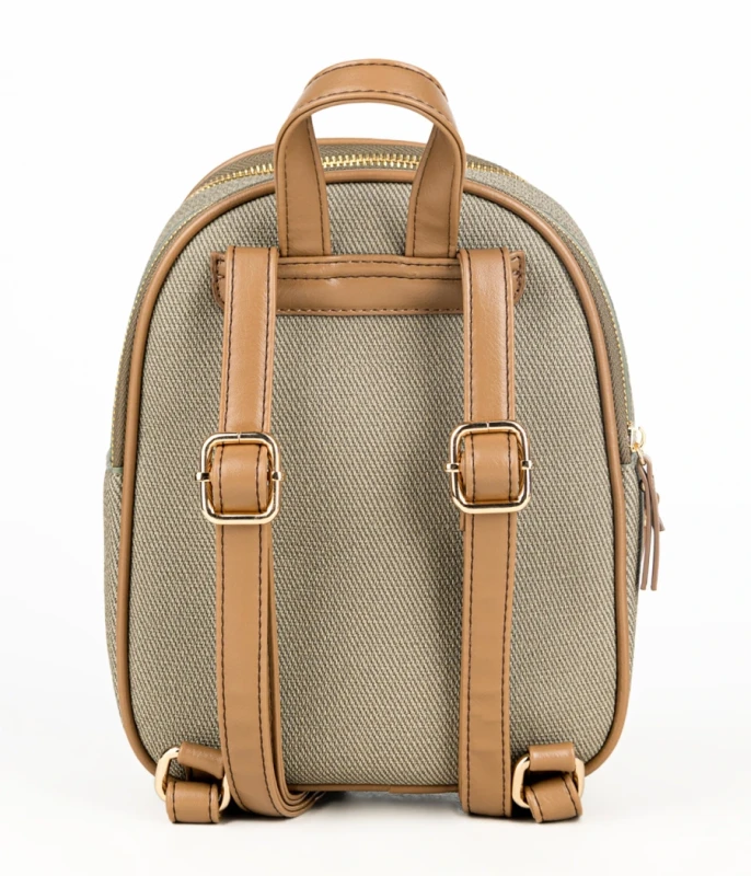 Stylowy Plecak Damski MONNARI Miejski – Dwukomorowy z Efektowną Fakturą