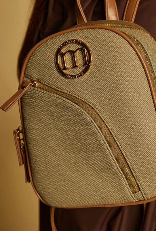 Stylowy Plecak Damski MONNARI Miejski – Dwukomorowy z Efektowną Fakturą