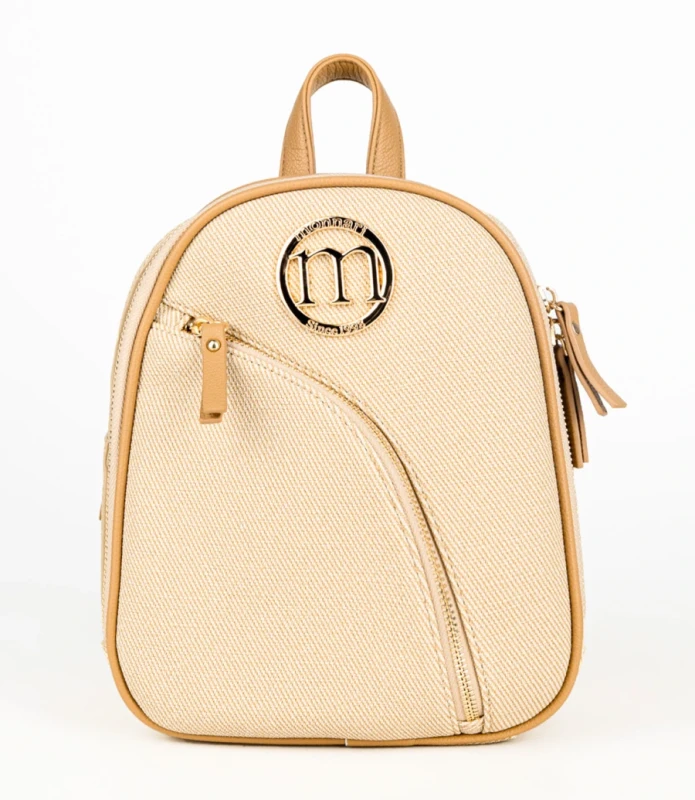 Stylowy Plecak Damski MONNARI Miejski – Dwukomorowy z Efektowną Fakturą