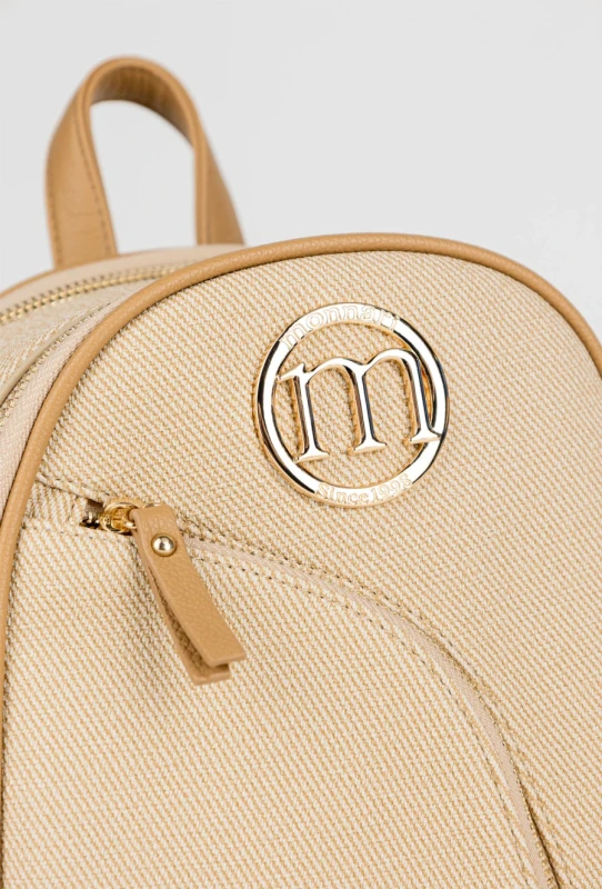 Stylowy Plecak Damski MONNARI Miejski – Dwukomorowy z Efektowną Fakturą