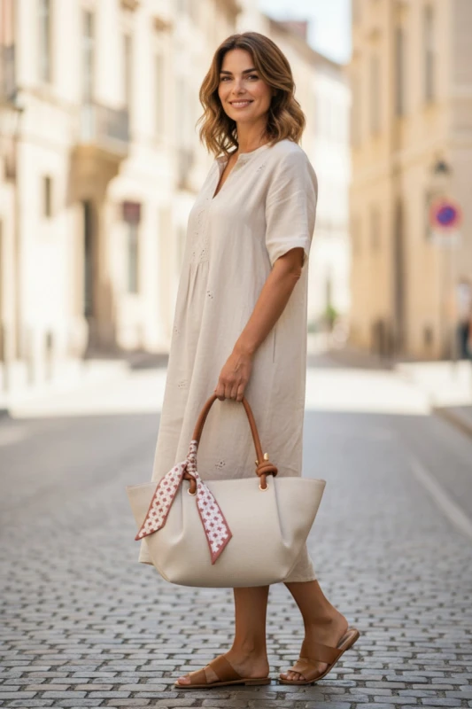 Elegancka Torebka Damska Laphrodite Paris z Apaszką Premium Nowa Kolekcja 2026