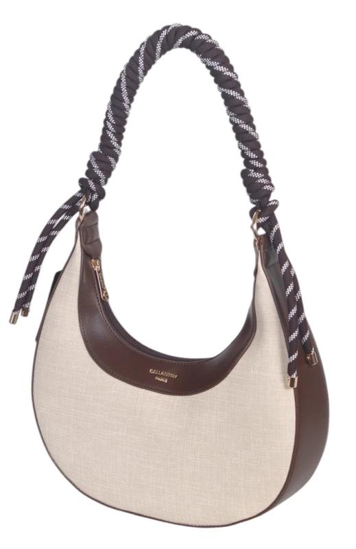 Modna Torebka Damska Gallantry Paris Pleciona Rączka Sznurek Imitacja Lnu 2026